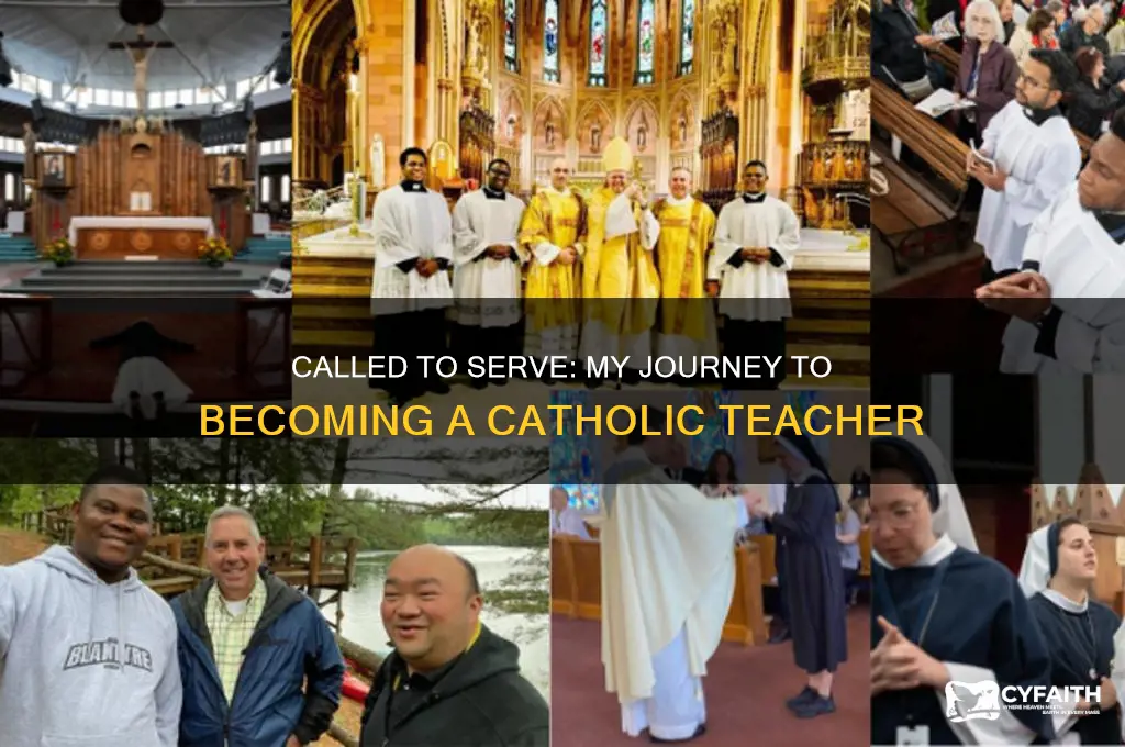 why did i become a catholic teacher