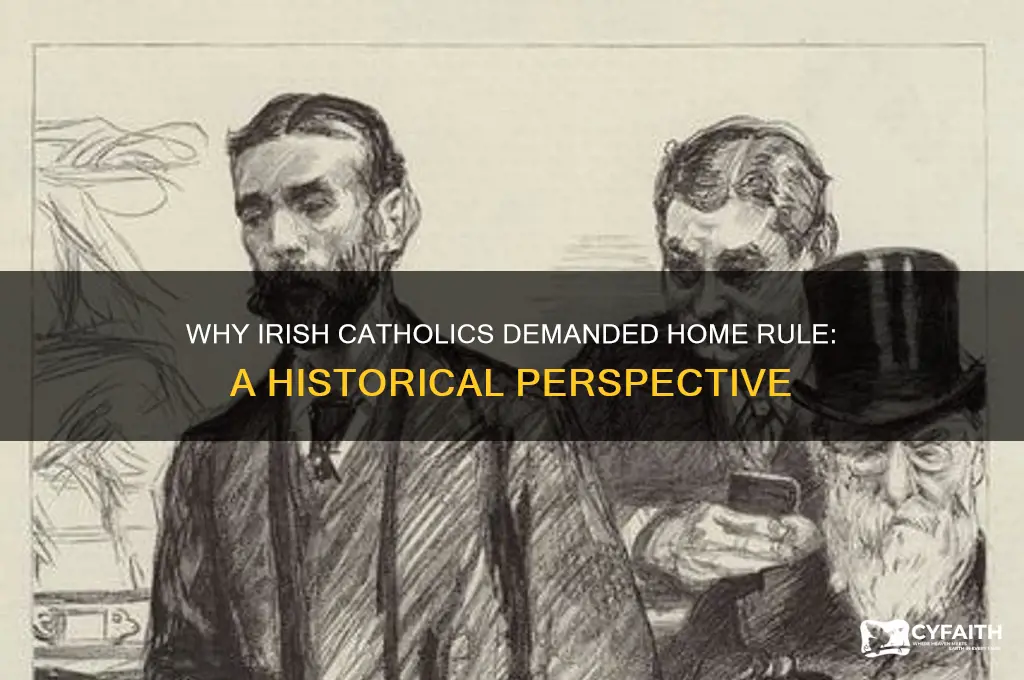 why did irish catholics want home rule