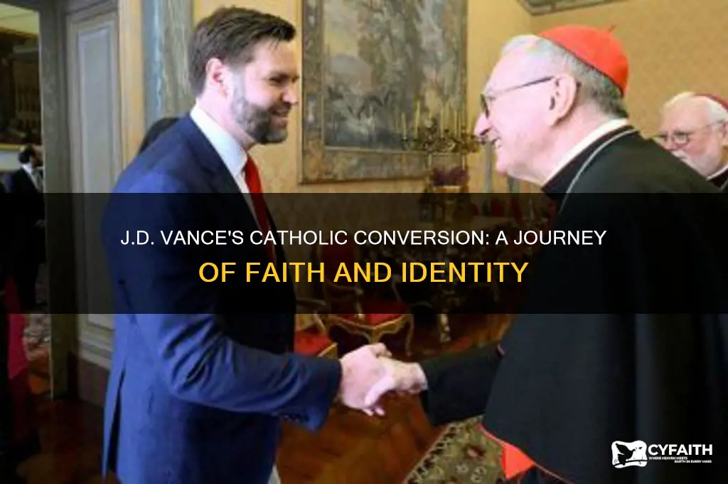 why did j d vance become catholic