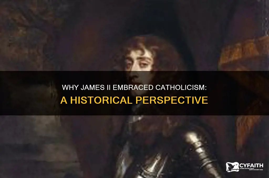 why did james ii became catholic