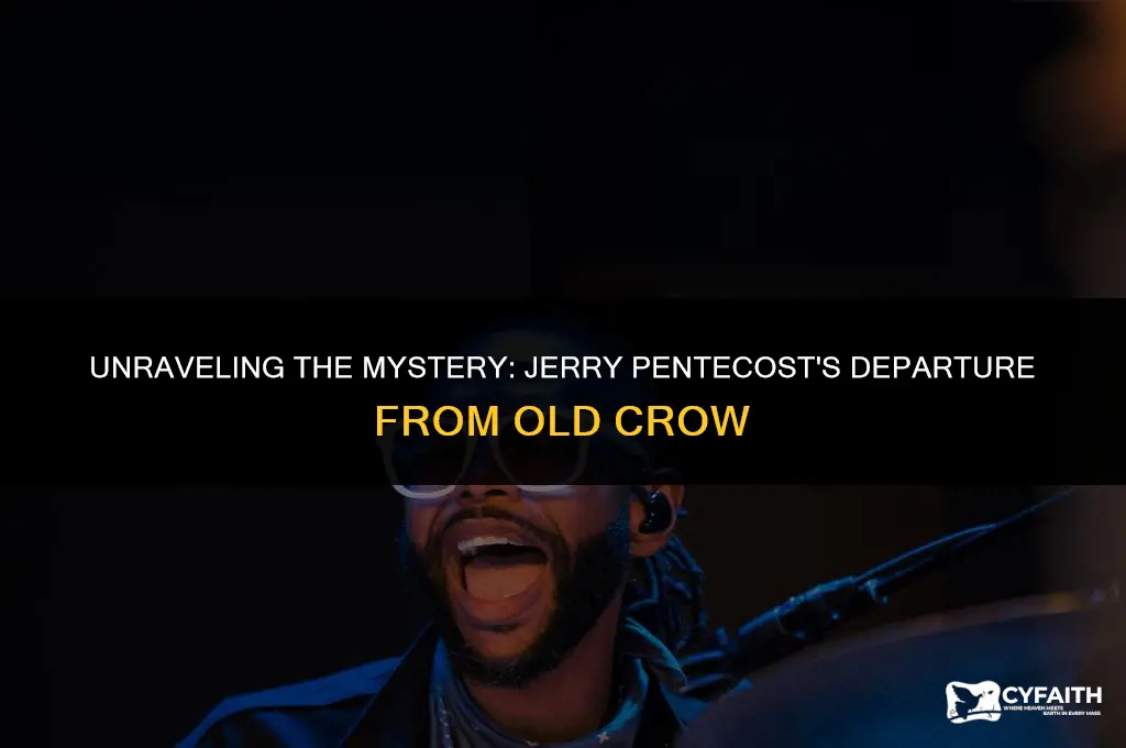 why did jerry pentecost leave old crow