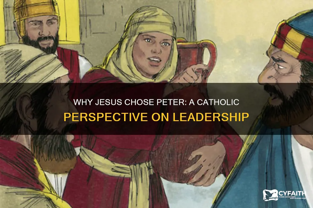 why did jesus choose peter catholic