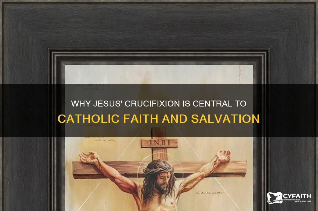 why did jesus sacrifice himself on the cross catholic