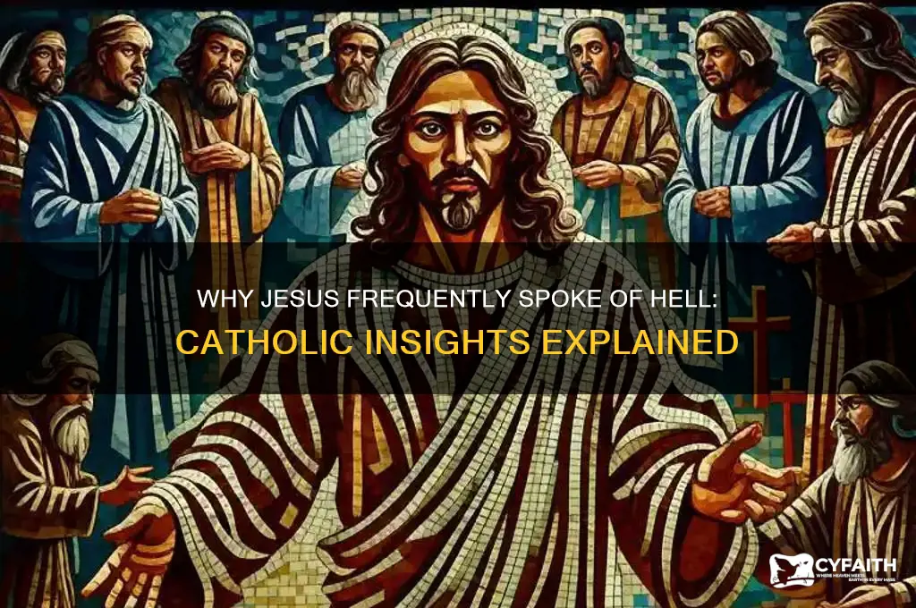 why did jesus talj of hell so much catholic answers