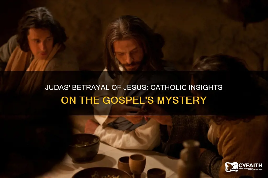 why did judas betray jesus catholic