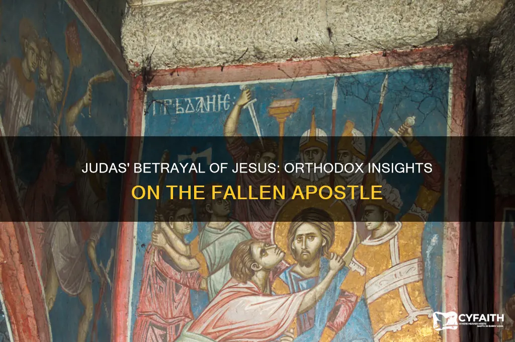 why did judas betray jesus orthodox