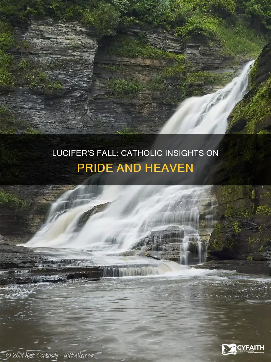 why did lucifer fall from heaven catholic