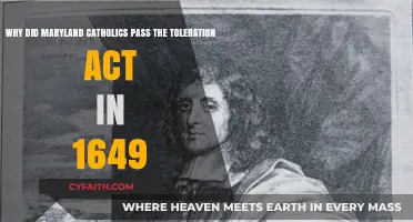 Maryland's 1649 Toleration Act: Catholic Origins and Religious Freedom