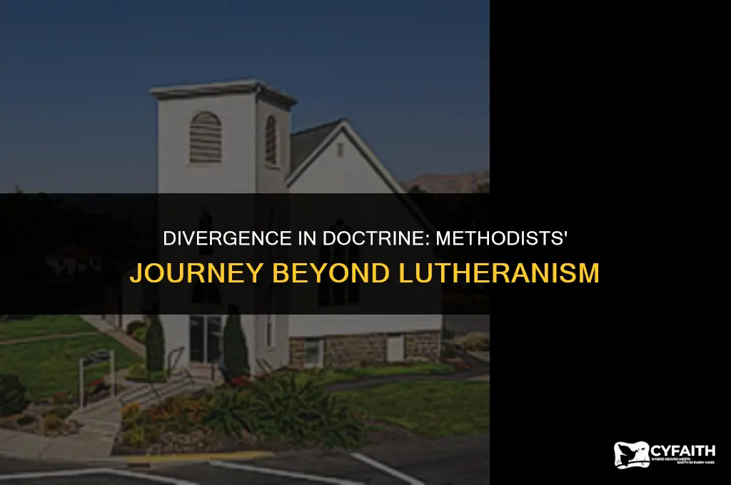 why did methodists break away from the lutheran church