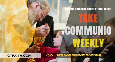 Orthodox Priests' Guidance: The Reasons Behind Limiting Weekly Communion