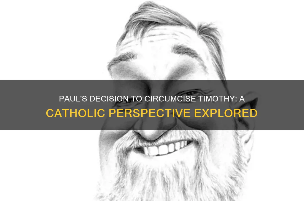 why did paul have timothy circumsised catholic