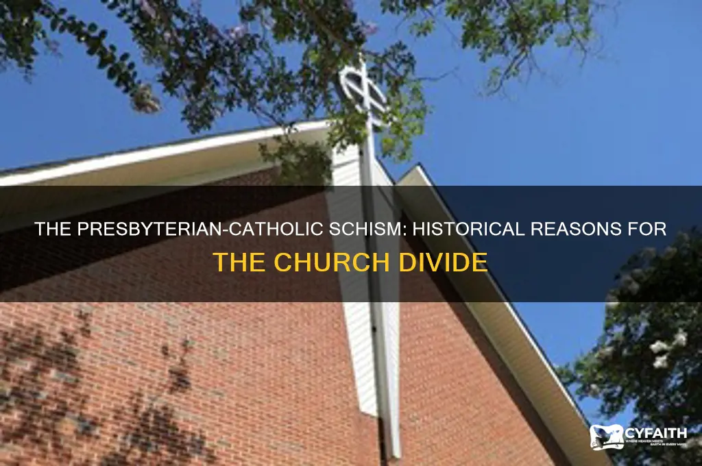 why did presbyterian split from the catholic church
