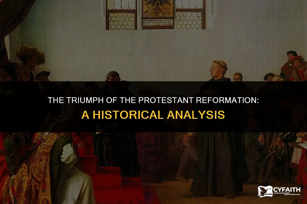 why did protestant reformation succeed
