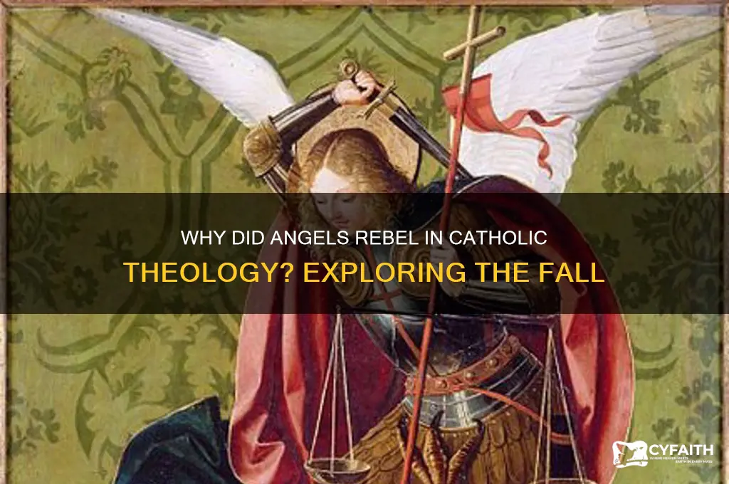 why did the angels rebel catholic