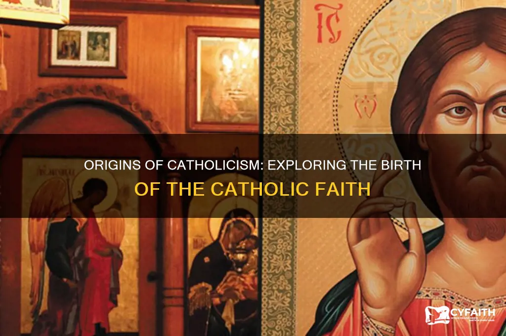 why did the catholic religion begin