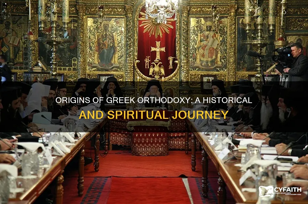 why did the greek orthodox start