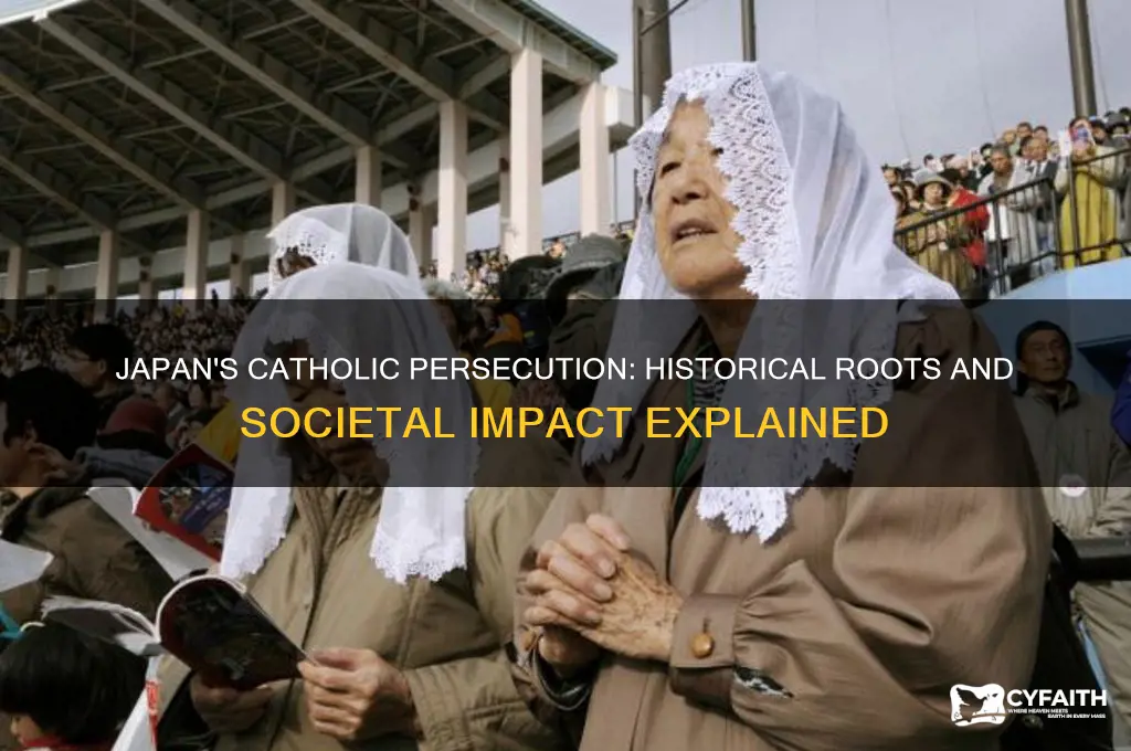 why did the japanses persecute catholics
