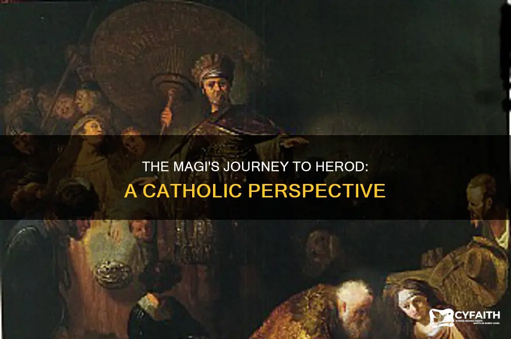 why did the magi go to see herod catholic opinion
