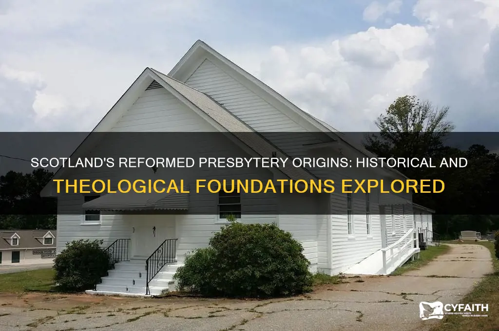 why did the reformed presbytery begin in scotland