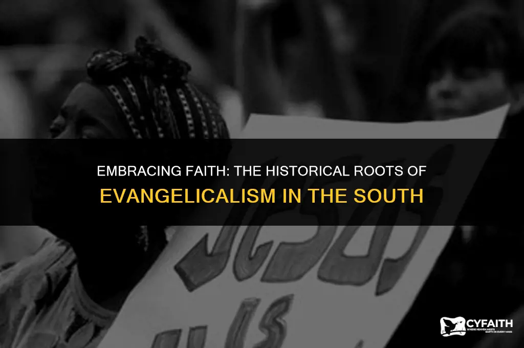 why did the south adopt evangelical religions