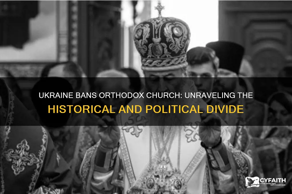 why did ukraine ban orthodox church