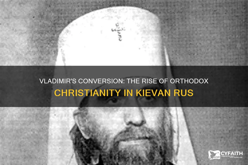 why did vladmir convert to orthodox christianity