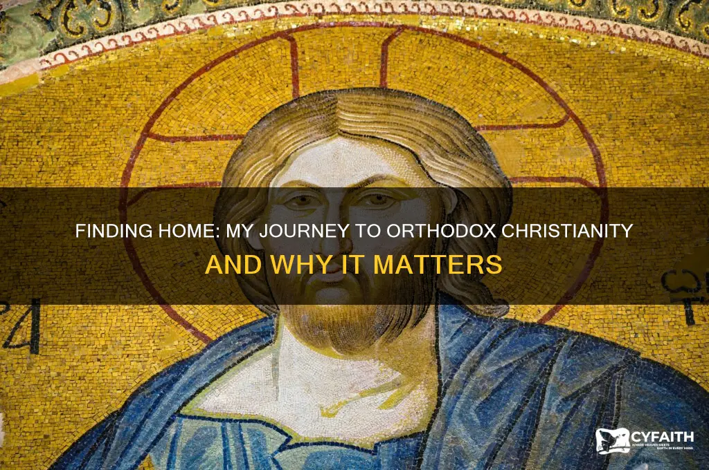 why did you convert to orthodox christianity