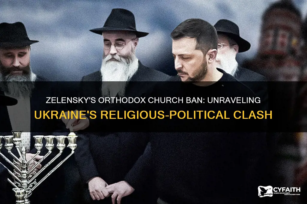why did zelensky ban the orthodox church