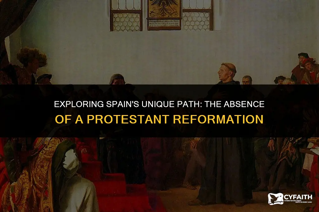 why didn t spain have a protestant reformation