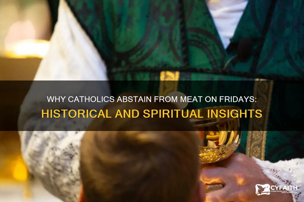 why didnt catholics eat meet on friday