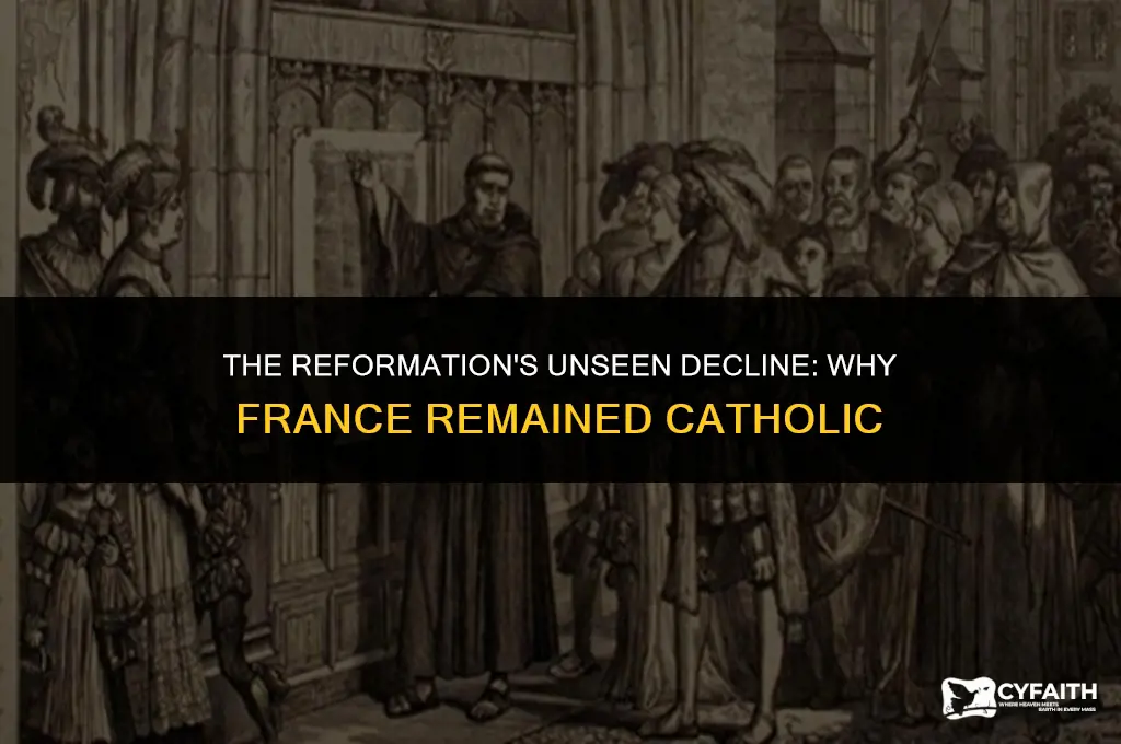 why didnt france stay protestant