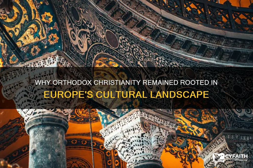 why didnt orthodox leave europe