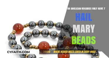Understanding the Unique Design of Anglican Rosaries: 7 Hail Mary Beads Explained