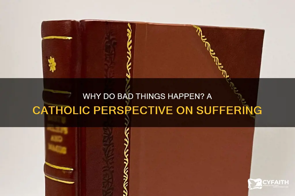 why do bad things happen catholic