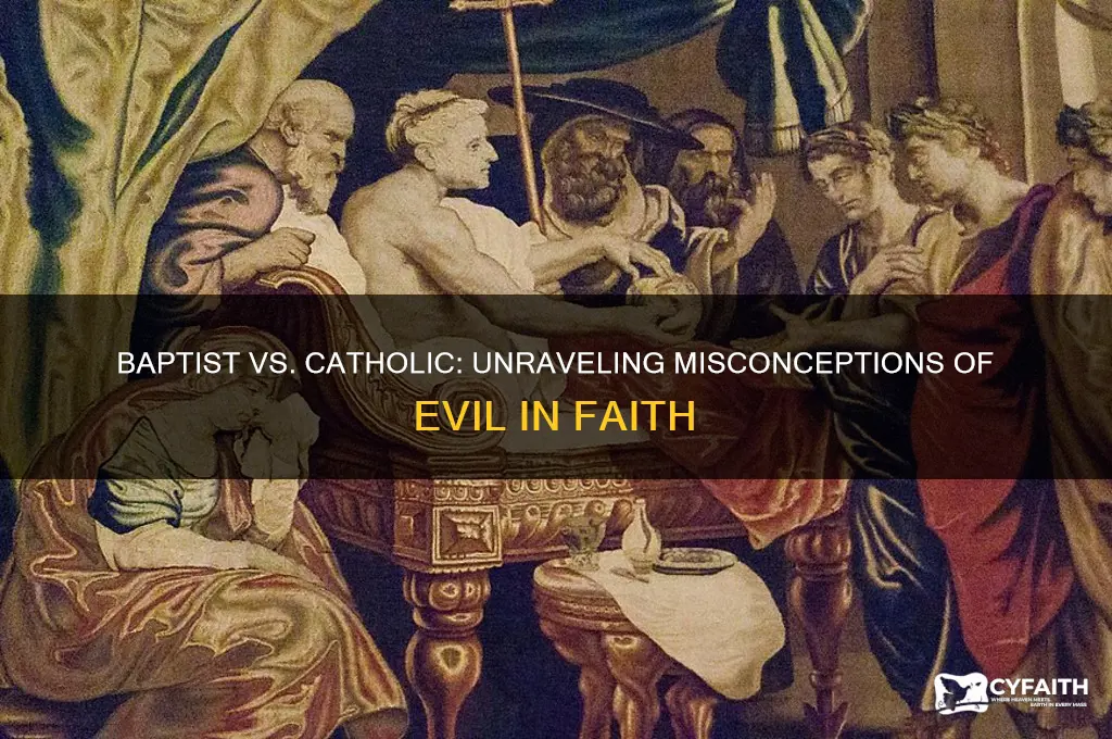 why do baptist think catholics are evil