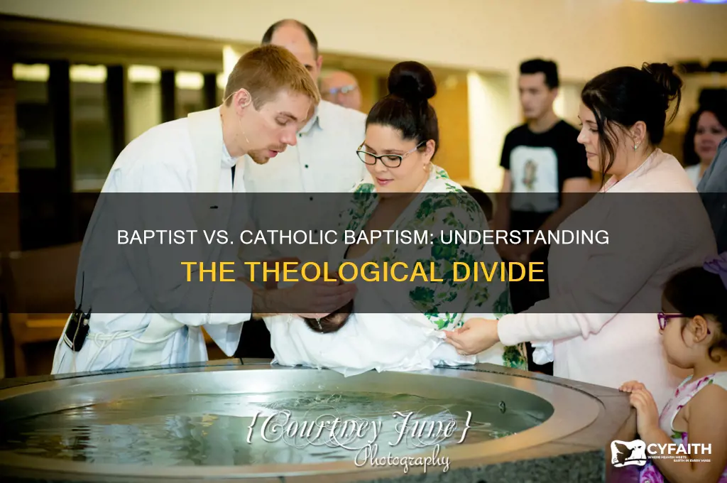 why do baptists think catholic is not a real baptism