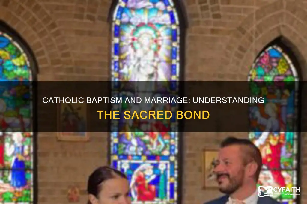 why do baptized catholics have to have catholic wedding