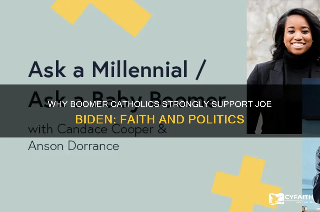 why do boomer catholics love joe biden