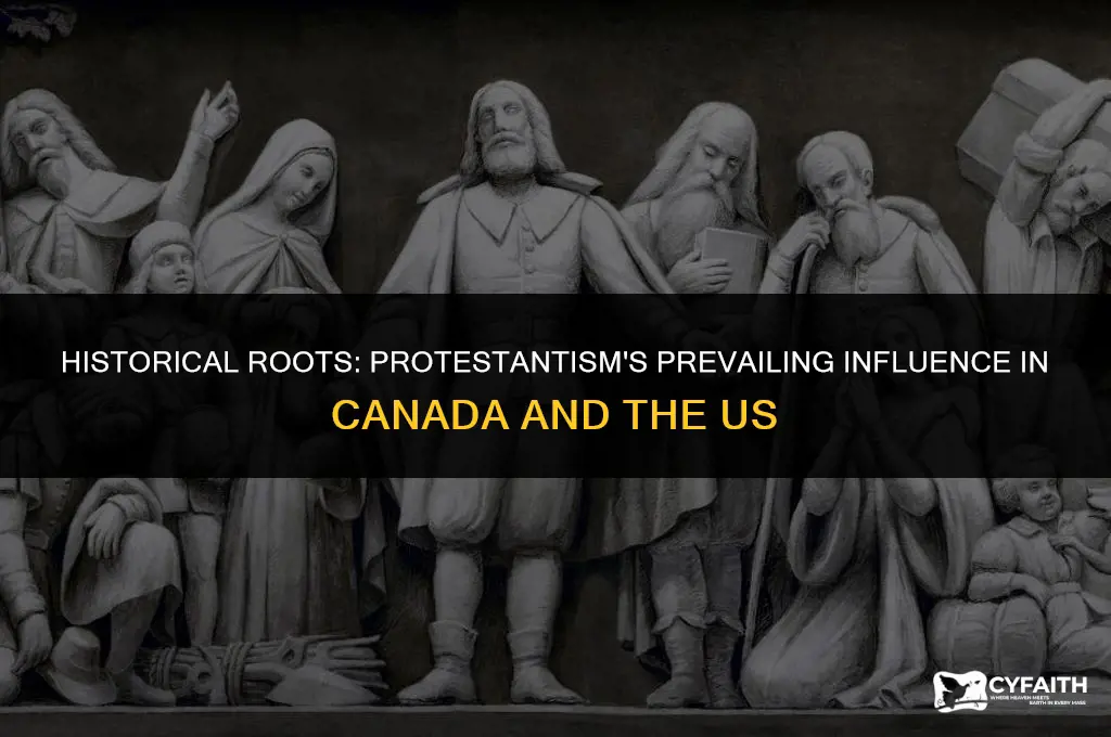 why do canada and the us have protestant majorities