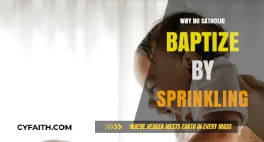 Why Catholics Use Sprinkling for Baptism: Tradition and Meaning Explained