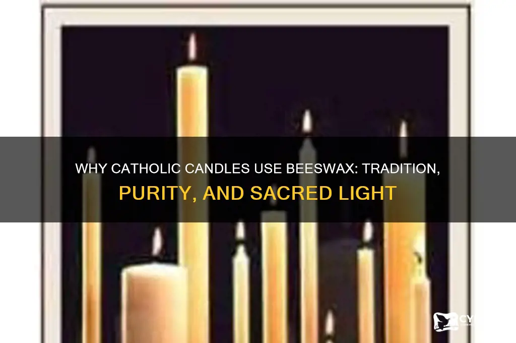 why do catholic candles have to be beeswax
