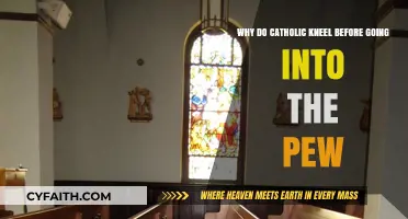 Understanding the Catholic Tradition of Kneeling Before Entering the Pew