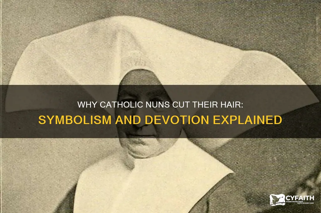 why do catholic nuns cut their hair