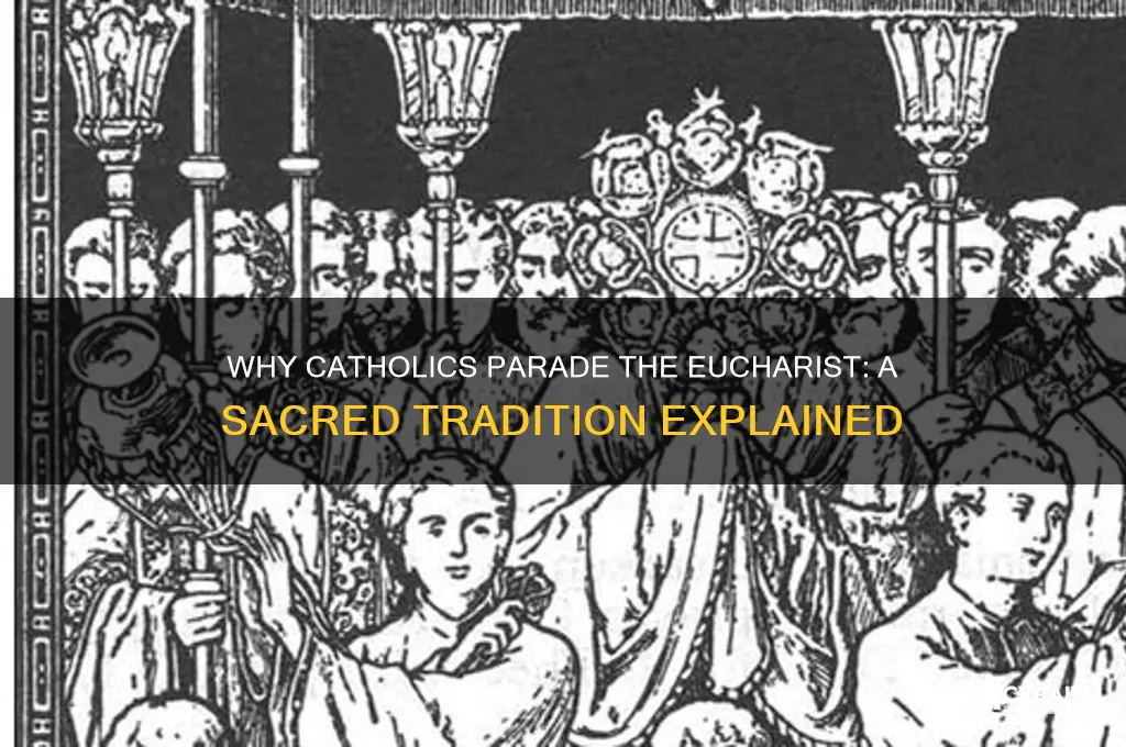 why do catholic parade the ecurist