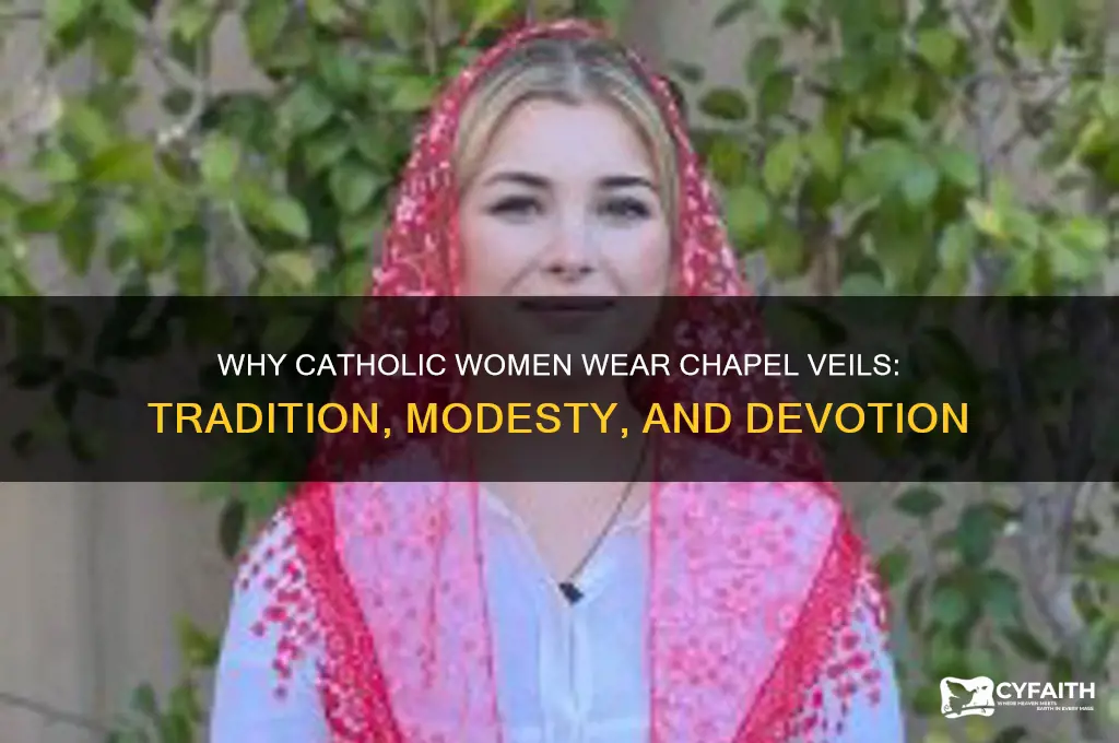 why do catholic women wear chapel veils