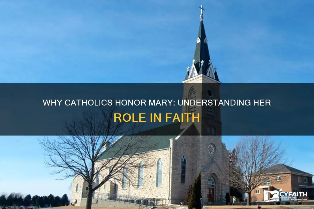 why do catholic worship mother mary