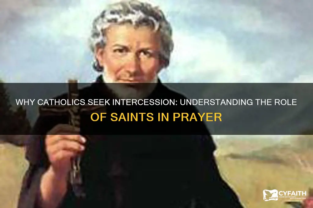 why do catholics ask for intercession