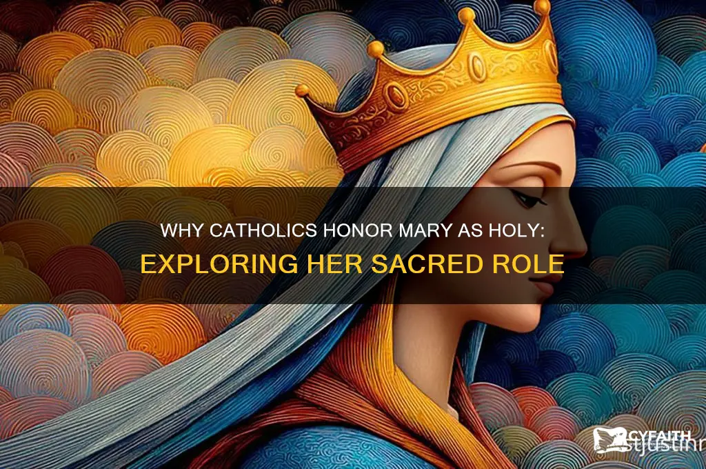why do catholics call mary holy