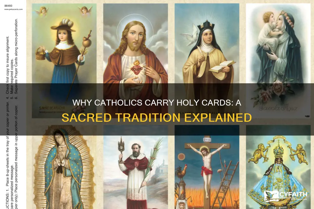 why do catholics carry cards