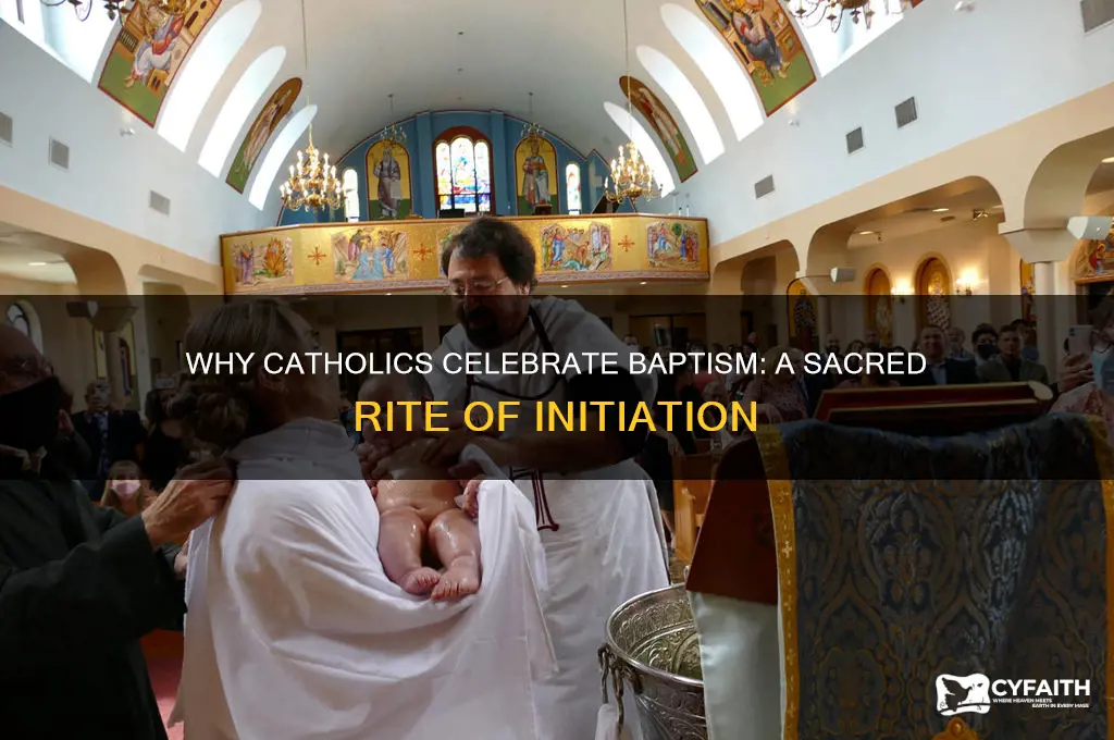 why do catholics celebrate baptism